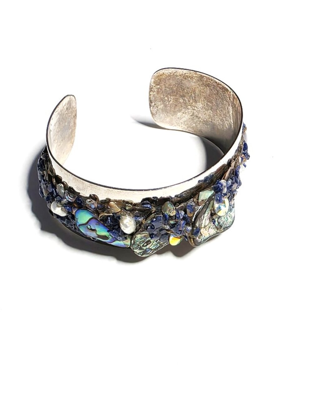 Abalone shell cuff bracelet
